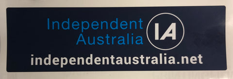 Independent Australia bumper sticker