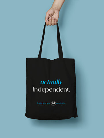EXCLUSIVE SUBSCRIBER OFFER — 'Actually Independent' Tote Bag